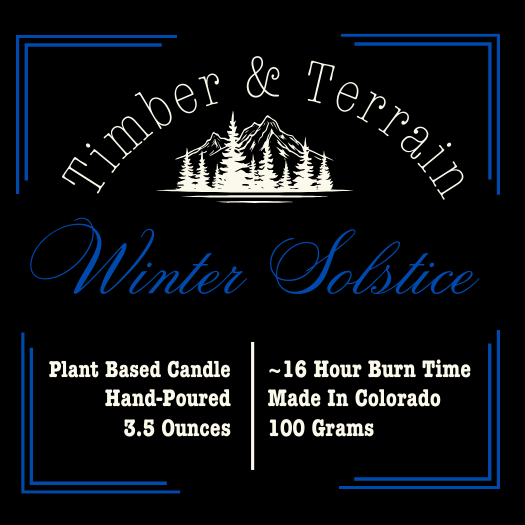 Winter Solstice Plant-Based Candle