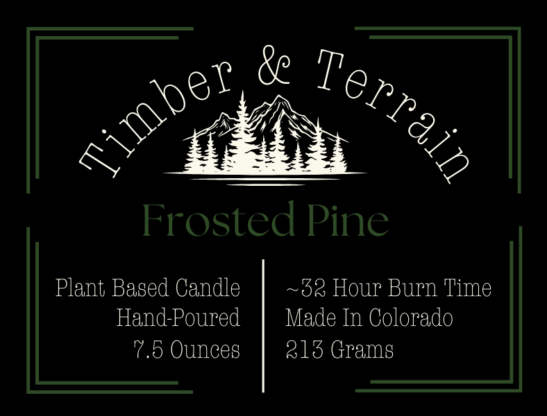Frosted Pine Plant-Based Candle