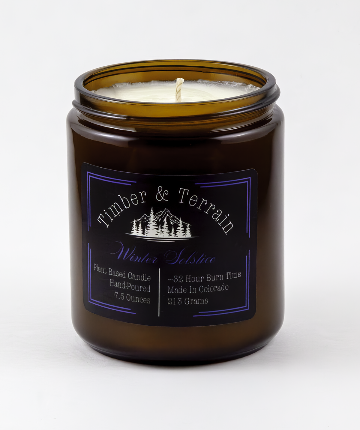 Winter Solstice Plant-Based Candle