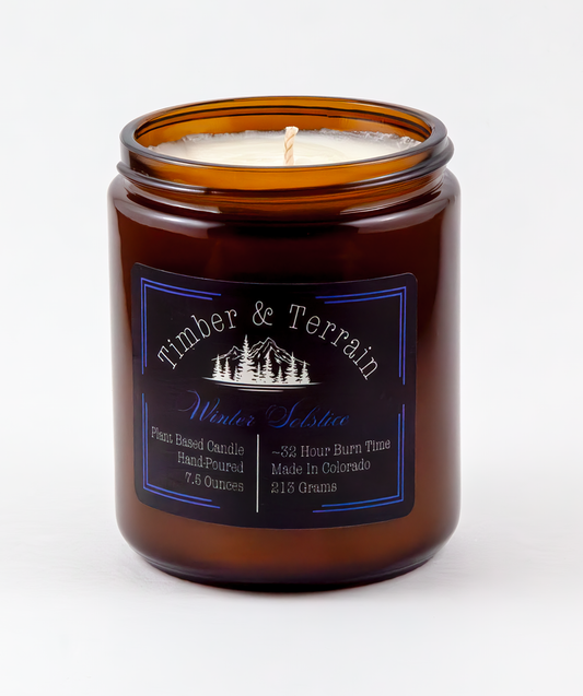 Winter Solstice Plant-Based Candle